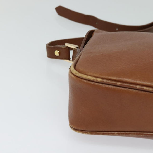 Burberrys Shoulder Bag Leather Brown Auth BA691