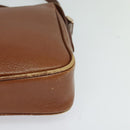 Burberrys Shoulder Bag Leather Brown Auth BA691-14