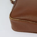 Burberrys Shoulder Bag Leather Brown Auth BA691-15