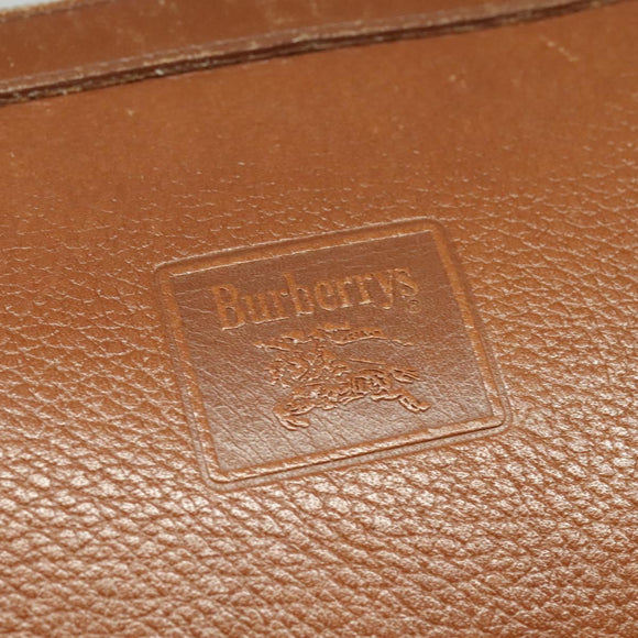 Burberrys Shoulder Bag Leather Brown Auth BA691