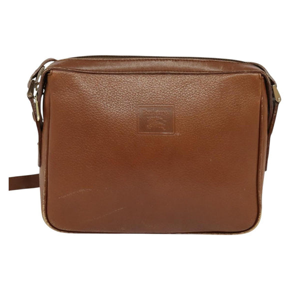 Burberrys Shoulder Bag Leather Brown Auth BA691