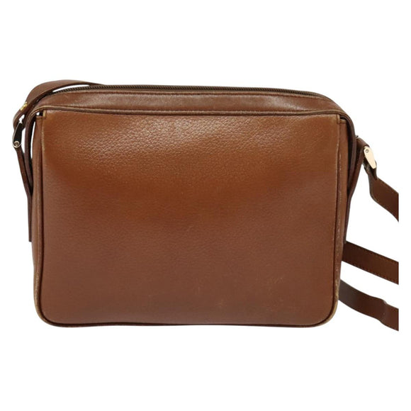 Burberrys Shoulder Bag Leather Brown Auth BA691