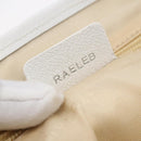 BVLGARI Shoulder Bag Leather Red White Auth BA6910-12