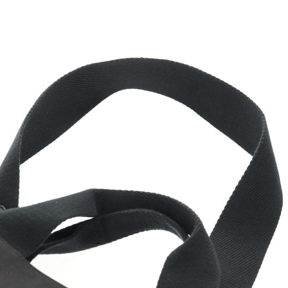 FENDI VERSACE Collaboration Tote Bag Canvas 2way Black Gold Auth BA6912A