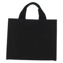 FENDI VERSACE Collaboration Tote Bag Canvas 2way Black Gold Auth BA6912A-2