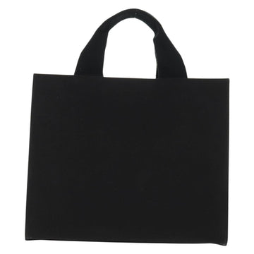 FENDI VERSACE Collaboration Tote Bag Canvas 2way Black Gold Auth BA6912A - 0