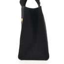 FENDI VERSACE Collaboration Tote Bag Canvas 2way Black Gold Auth BA6912A-3
