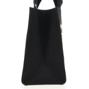 FENDI VERSACE Collaboration Tote Bag Canvas 2way Black Gold Auth BA6912A-4