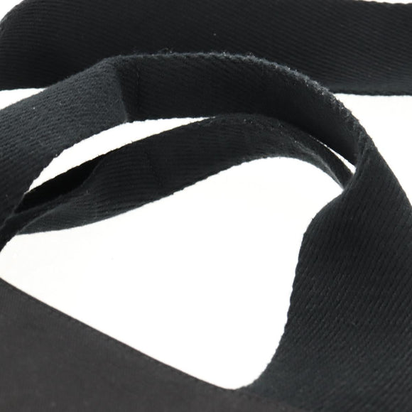 FENDI VERSACE Collaboration Tote Bag Canvas 2way Black Gold Auth BA6912A