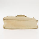 CHANEL Tote Bag Nylon Beige CC Auth BA6913-6