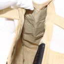 CHANEL Tote Bag Nylon Beige CC Auth BA6913-19