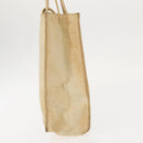 CHANEL Tote Bag Nylon Beige CC Auth BA6913-5