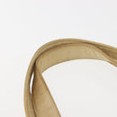 CHANEL Tote Bag Nylon Beige CC Auth BA6913-9