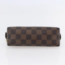 LOUIS VUITTON Damier Ebene Pochette Cosmetic PM Pouch N47516 LV Auth BA6917-6