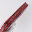 LOUIS VUITTON Damier Ebene Vernis Zippy Wallet 2 Set Pink LV Auth BA6918-5