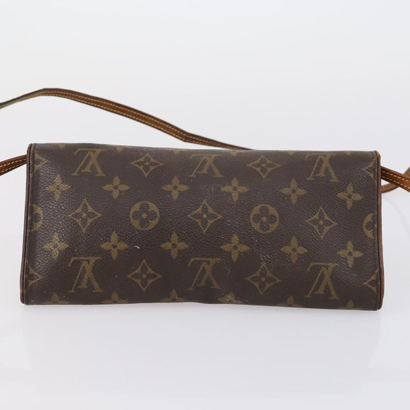 LOUIS VUITTON Monogram Clutch Bag 2 Set LV Auth BA6919