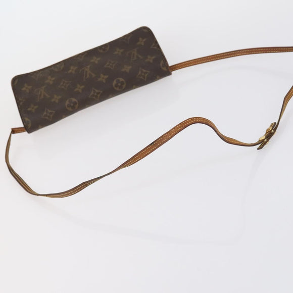 LOUIS VUITTON Monogram Clutch Bag 2 Set LV Auth BA6919