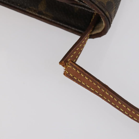 LOUIS VUITTON Monogram Clutch Bag 2 Set LV Auth BA6919