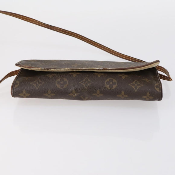LOUIS VUITTON Monogram Clutch Bag 2 Set LV Auth BA6919