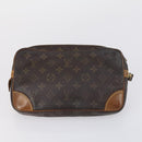 LOUIS VUITTON Monogram Clutch Bag 2 Set LV Auth BA6919-3