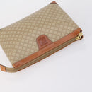 CELINE Cartier Clutch Bag PVC Leather 2 Set Beige Bordeaux Auth BA6920-12