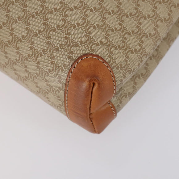 CELINE Cartier Clutch Bag PVC Leather 2 Set Beige Bordeaux Auth BA6920