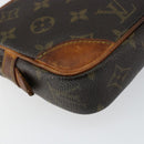 LOUIS VUITTON Monogram Marly Dragonne PM Clutch Bag M51827 LV Auth BA6921-16