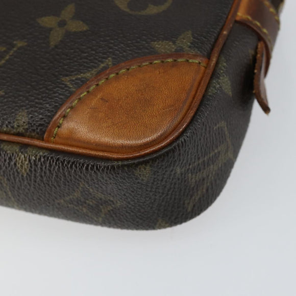 LOUIS VUITTON Monogram Marly Dragonne PM Clutch Bag M51827 LV Auth BA6921