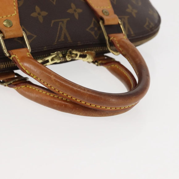 LOUIS VUITTON Monogram Alma Hand Bag M51130 LV Auth BA6922