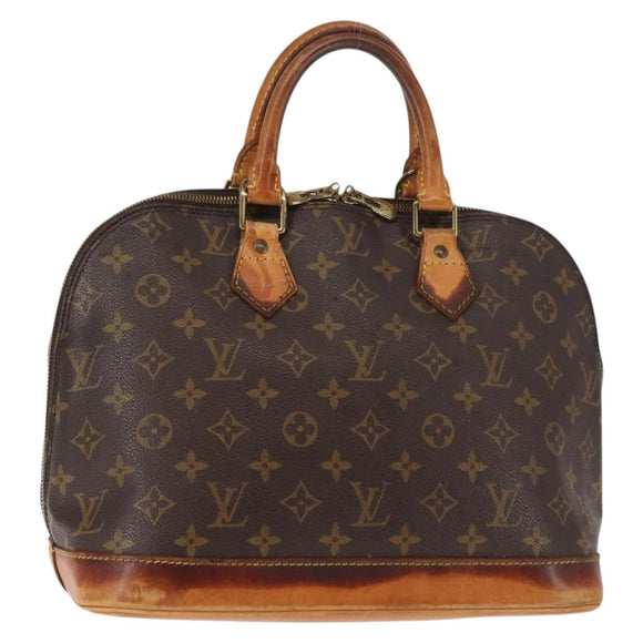 LOUIS VUITTON Monogram Alma Hand Bag M51130 LV Auth BA6923