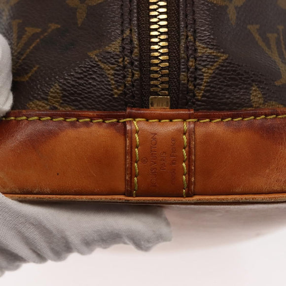 LOUIS VUITTON Monogram Alma Hand Bag M51130 LV Auth BA6923