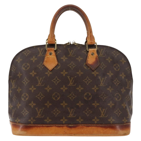 LOUIS VUITTON Monogram Alma Hand Bag M51130 LV Auth BA6923