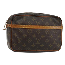 LOUIS VUITTON Monogram Compiegne 23 Clutch Bag M51847 LV Auth BA6924