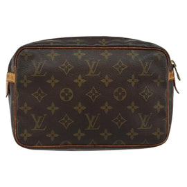 LOUIS VUITTON Monogram Compiegne 23 Clutch Bag M51847 LV Auth BA6924 - 0