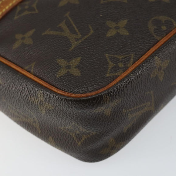 LOUIS VUITTON Monogram Compiegne 23 Clutch Bag M51847 LV Auth BA6924