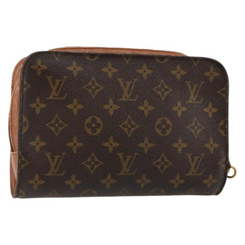 LOUIS VUITTON Monogram Orsay Clutch Bag M51790 LV Auth BA6926