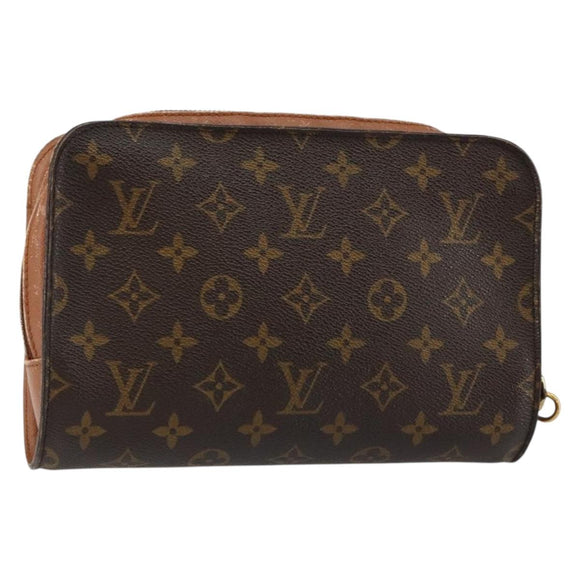LOUIS VUITTON Monogram Orsay Clutch Bag M51790 LV Auth BA6926