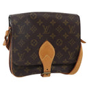 LOUIS VUITTON Monogram Cartouchiere MM Shoulder Bag M51253 LV Auth BA6928-1