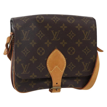LOUIS VUITTON Monogram Cartouchiere MM Shoulder Bag M51253 LV Auth BA6928