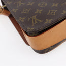 LOUIS VUITTON Monogram Cartouchiere MM Shoulder Bag M51253 LV Auth BA6928-17