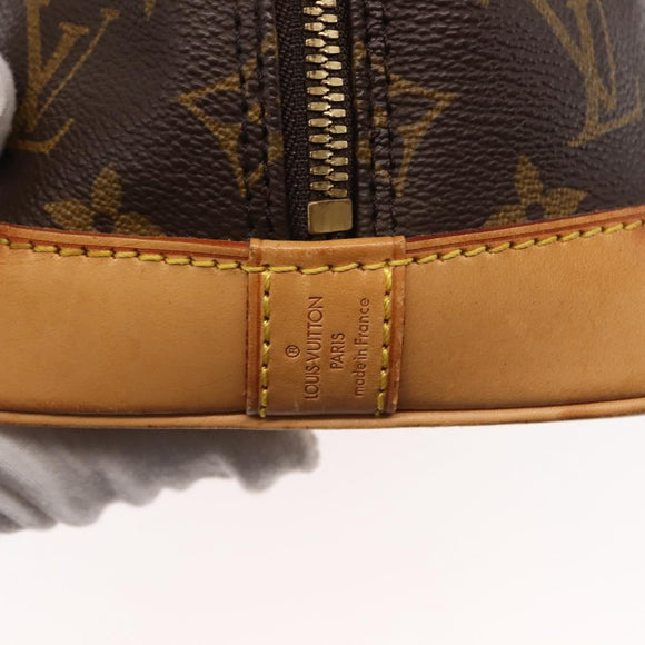 LOUIS VUITTON Monogram Alma Hand Bag M51130 LV Auth BA6939