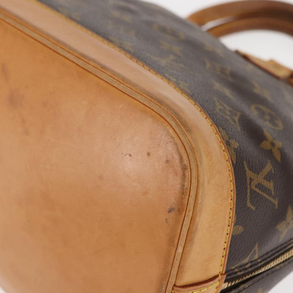 LOUIS VUITTON Monogram Alma Hand Bag M51130 LV Auth BA6941