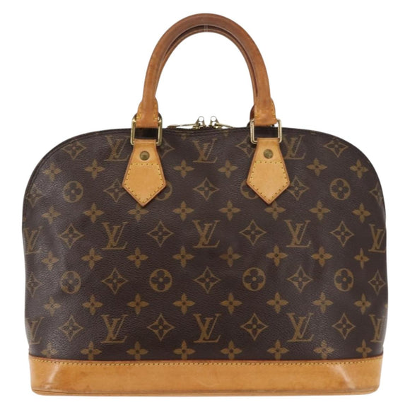 LOUIS VUITTON Monogram Alma Hand Bag M51130 LV Auth BA6941
