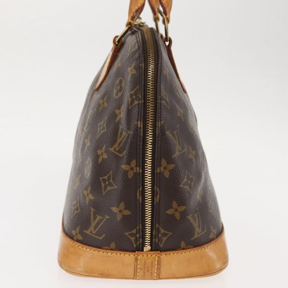 LOUIS VUITTON Monogram Alma Hand Bag M51130 LV Auth BA6941