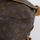 LOUIS VUITTON Monogram Saumur 35 Shoulder Bag M42254 LV Auth BA6948-17