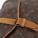 LOUIS VUITTON Monogram Saumur 35 Shoulder Bag M42254 LV Auth BA6948-21