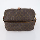 LOUIS VUITTON Monogram Saumur 35 Shoulder Bag M42254 LV Auth BA6948-5