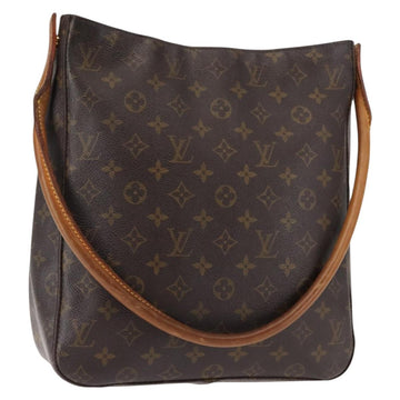 LOUIS VUITTON Monogram Looping GM Shoulder Bag M51145 LV Auth BA6953