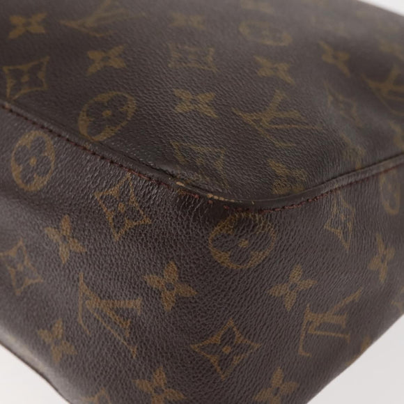 LOUIS VUITTON Monogram Looping GM Shoulder Bag M51145 LV Auth BA6953