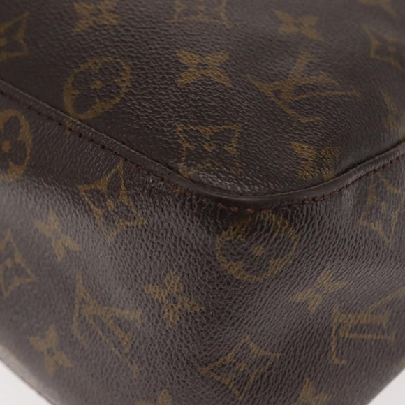 LOUIS VUITTON Monogram Looping GM Shoulder Bag M51145 LV Auth BA6953